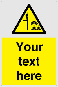 Custom Deep Water Sign